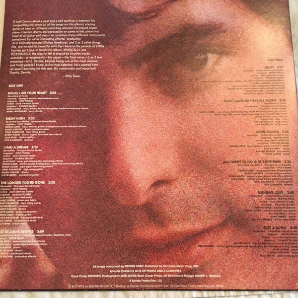 Dennis Linde : Dennis Linde (LP, Album, Promo)