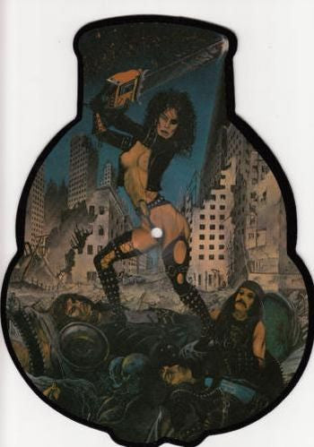 Jag Panzer : Death Row (7", Shape, S/Sided, Pic)