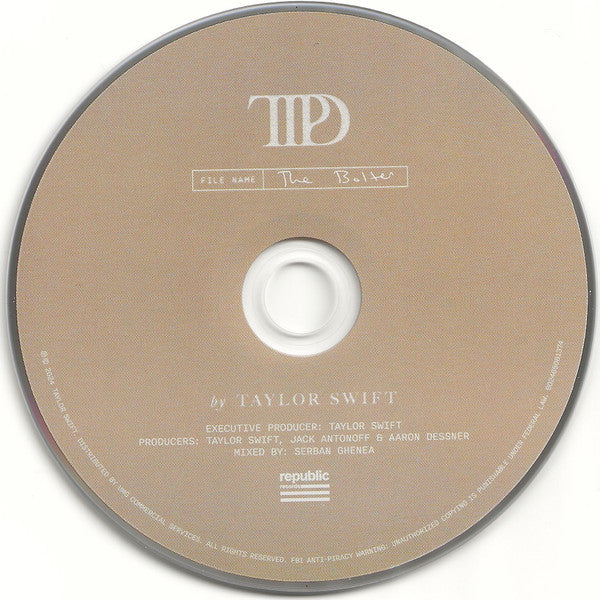 Taylor Swift : The Tortured Poets Department (CD, Album, "Th)