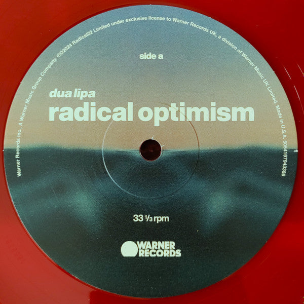 Dua Lipa : Radical Optimism (LP, Album, Red)