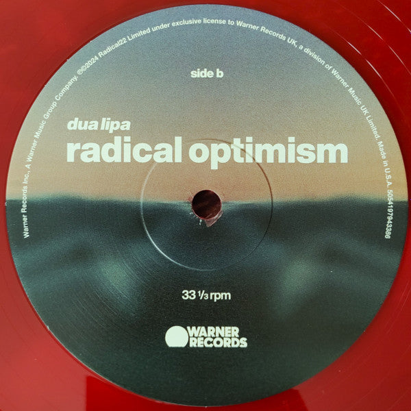 Dua Lipa : Radical Optimism (LP, Album, Red)