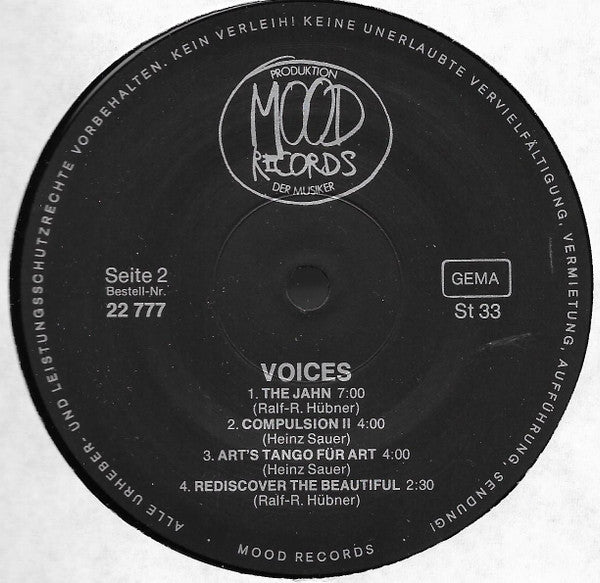 Voices (21) : Rediscover The Beautiful (LP, Album)