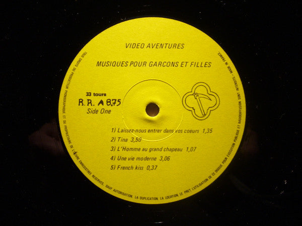 Vidéo-Aventures : Musiques Pour Garçons Et Filles (10")