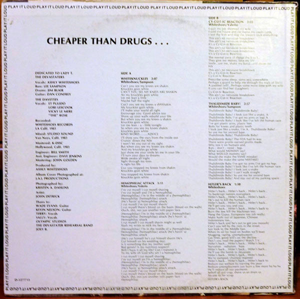 The Devastaters : Cheaper Than Drugs... (12", EP)