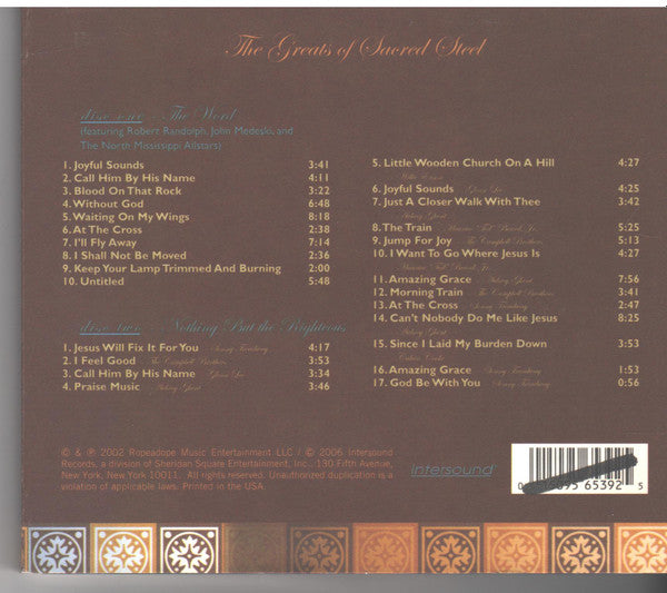 The Word (5), Various : The Greats Of Sacred Steel (CD, Album, Comp, RE, Dig)