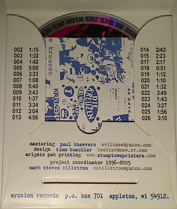 Various : Lean Into It - A Tribute To Die Kreuzen (CD, Comp)