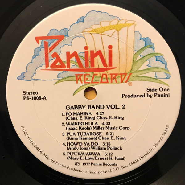 The Gabby Pahinui Hawaiian Band : Gabby Band Volume 2 (LP, Album)