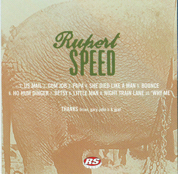 Rupert Speed : Ridin' The Pines (CD)