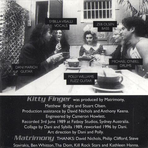 Matrimony : Kitty Finger (CD, Album, RE)