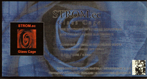 STROM.ec : Glass Cage (7", Ltd, Red)