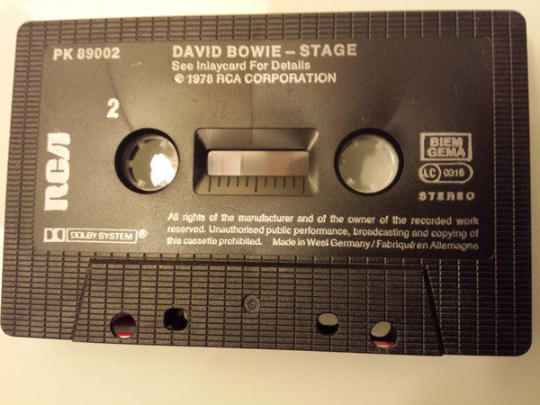 David Bowie : Stage (Cass, Album)