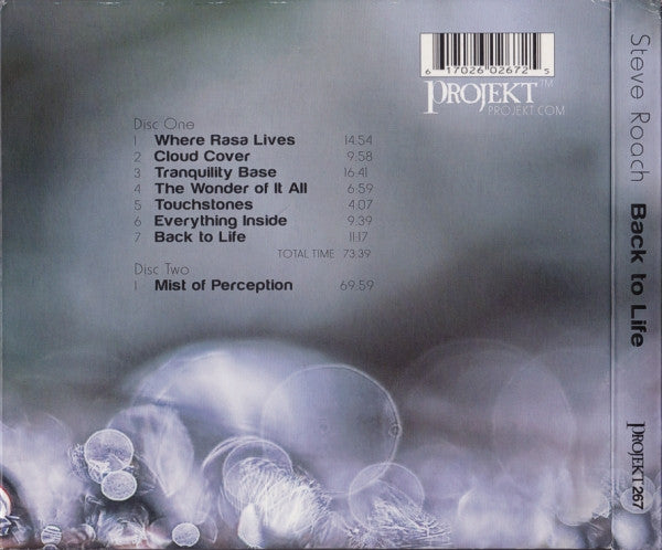 Steve Roach : Back To Life (2xCD, Album)