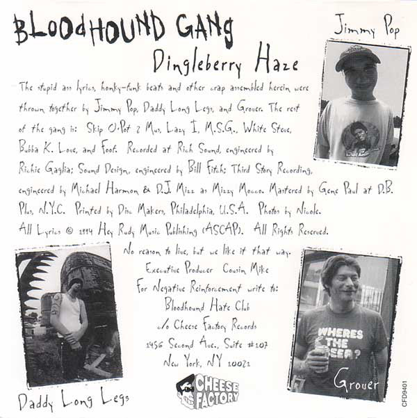 Bloodhound Gang : Dingleberry Haze (CD, EP)