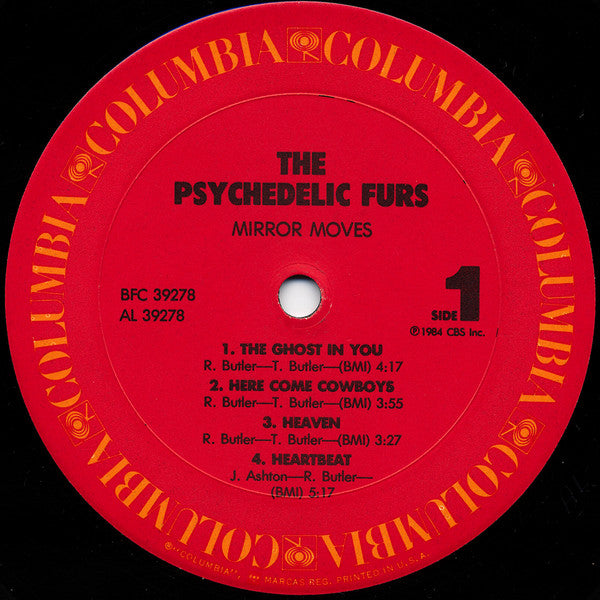The Psychedelic Furs : Mirror Moves (LP, Album, Pit)