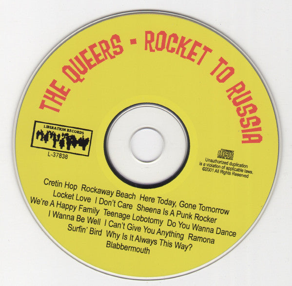 The Queers : Rocket To Russia (CD, Album, RE)