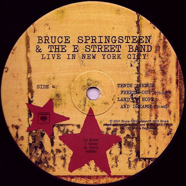 Bruce Springsteen & The E-Street Band : Live In New York City (3xLP, Album)