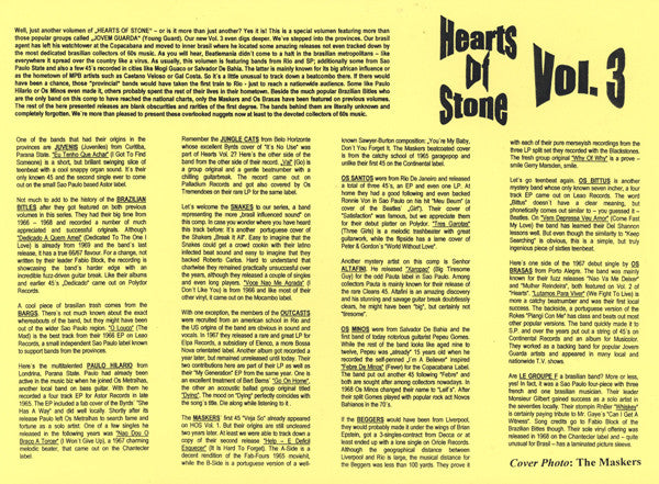 Various : Hearts Of Stone Vol. 3 (LP, Comp)