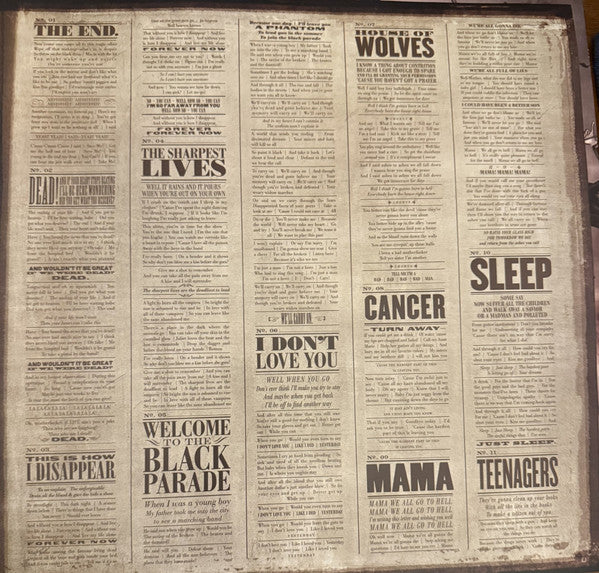 My Chemical Romance : The Black Parade (LP, Cle + LP, S/Sided, Etch, Cle + Album, RE)