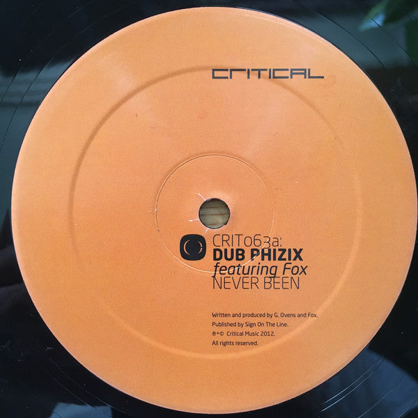 Dub Phizix Featuring MC Fox (3) : Never Been (12")