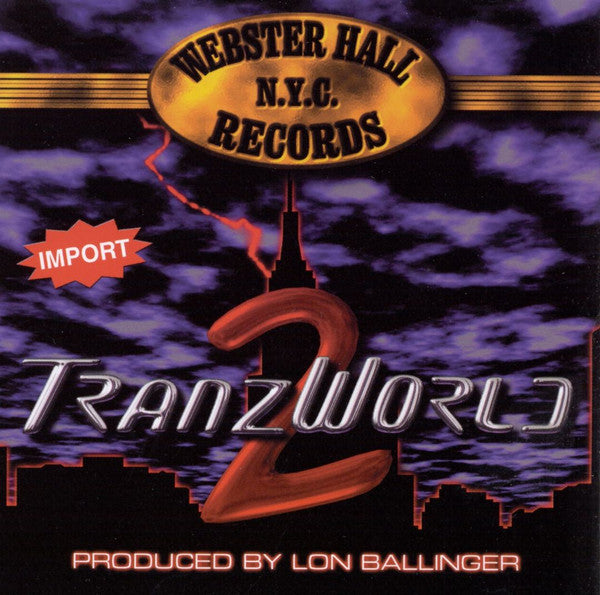 DJ Popeye : TranzWorld 2 (CD, Comp, Mixed)