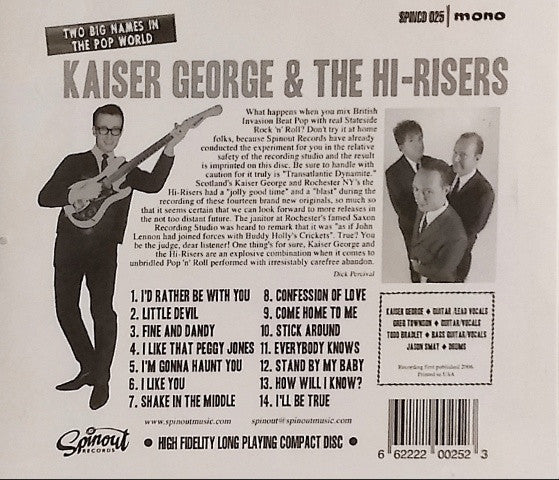 Kaiser George & The Hi-Risers : Transatlantic Dynamite (CD, Album)