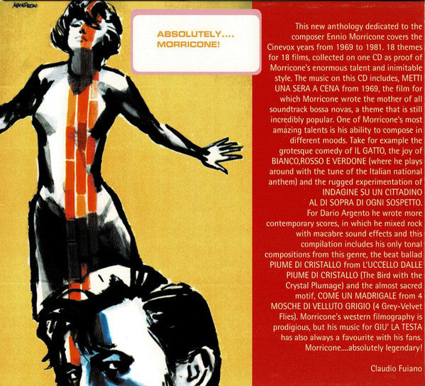 Ennio Morricone : Assoluto Morricone (Best Vol. 1 - A Fantastic Selection Of The Coolest Classics By Ennio Morricone) (CD, Comp, RM)