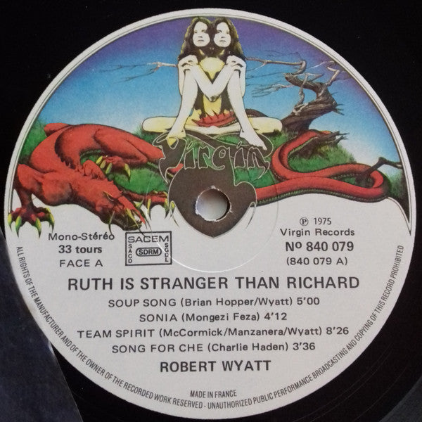 Robert Wyatt : Ruth Is Stranger Than Richard (LP, Album)