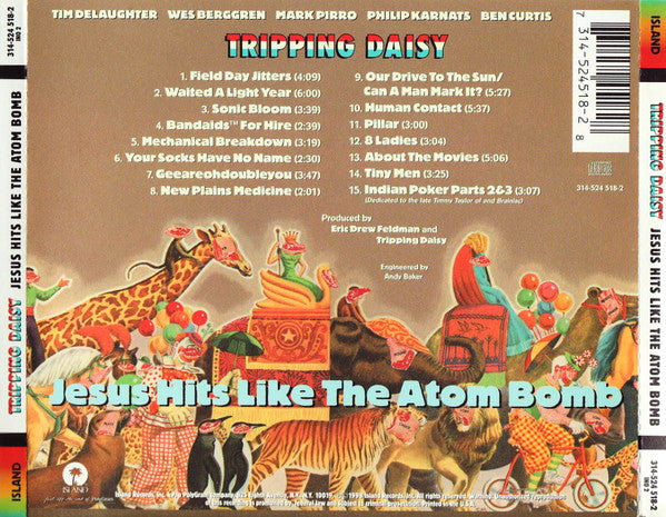 Tripping Daisy : Jesus Hits Like The Atom Bomb (CD, Album)