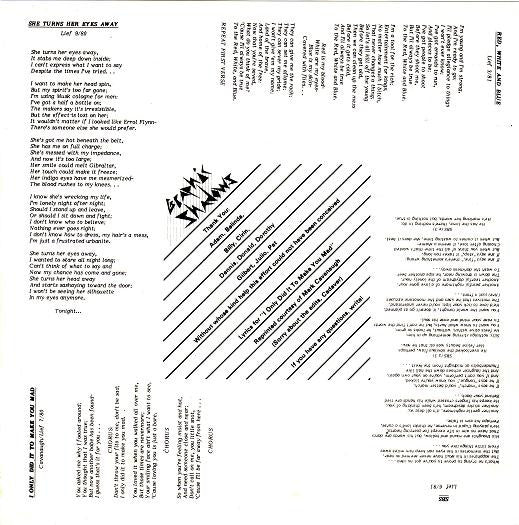 Graphic Shadows : She Turns Her Eyes Away (7", EP)