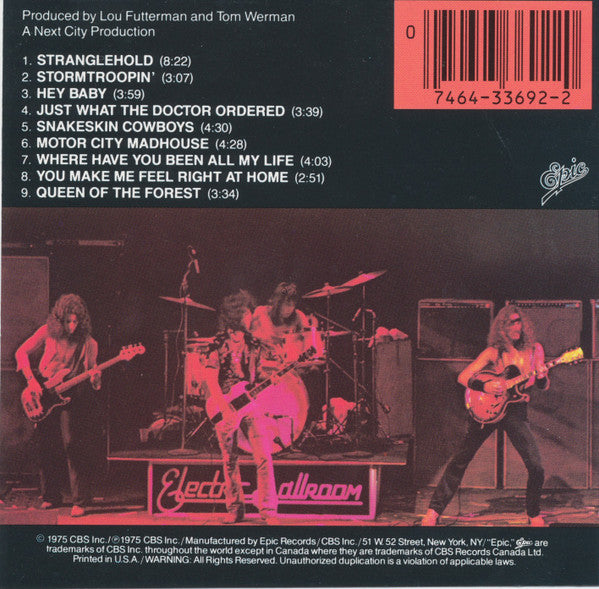 Ted Nugent : Ted Nugent (CD, Album, RE)
