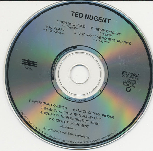 Ted Nugent : Ted Nugent (CD, Album, RE)