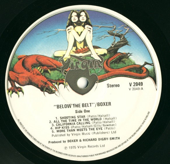 Boxer (2) : Below The Belt (LP, Album, RP, Cen)