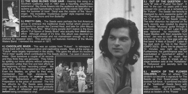 The Seeds : Travel With Your Mind (CD, Comp, RM)