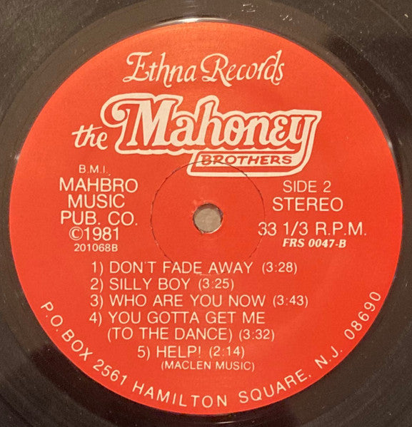 The Mahoney Brothers : Runnin' Too Long (LP, Album)