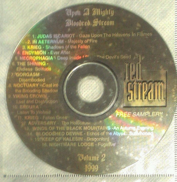 Various : Upon A Mighty Bloodred Stream Volume 2 (CD, Smplr)