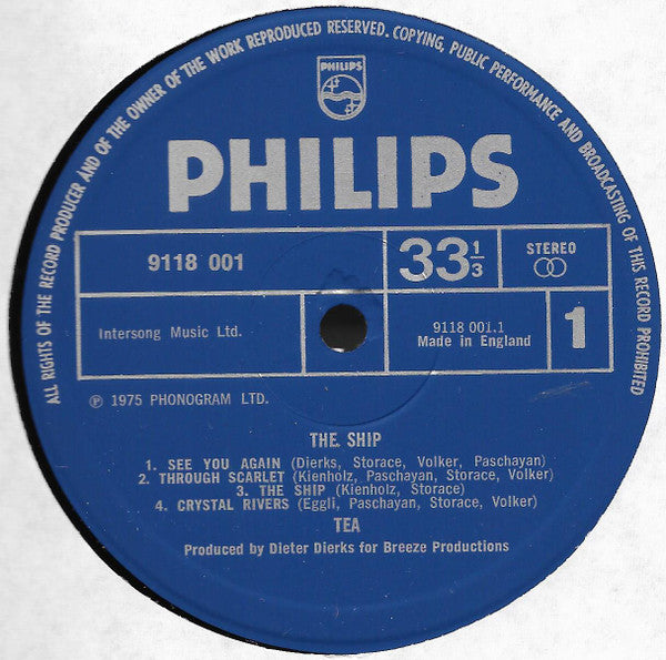 Tea : The Ship (LP, Album)