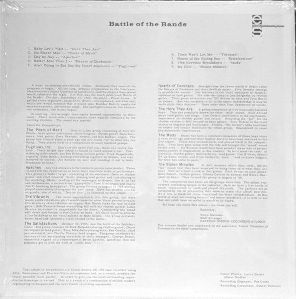 Various : Battle Of The Bands (LP, Comp, Mono, RE)