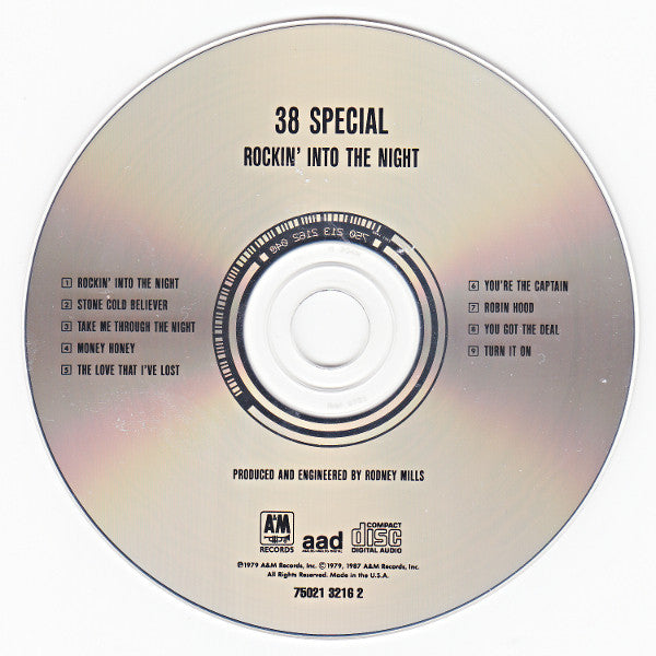 38 Special (2) : Rockin' Into The Night (CD, Album, RE)