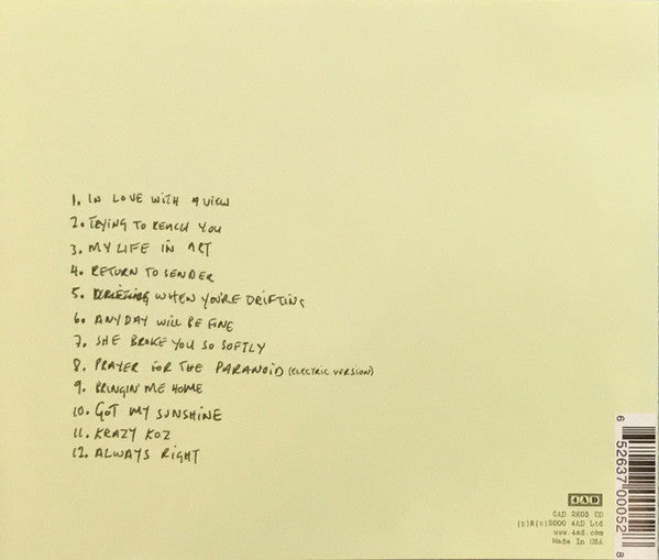 Mojave 3 : Excuses For Travellers (CD, Album)