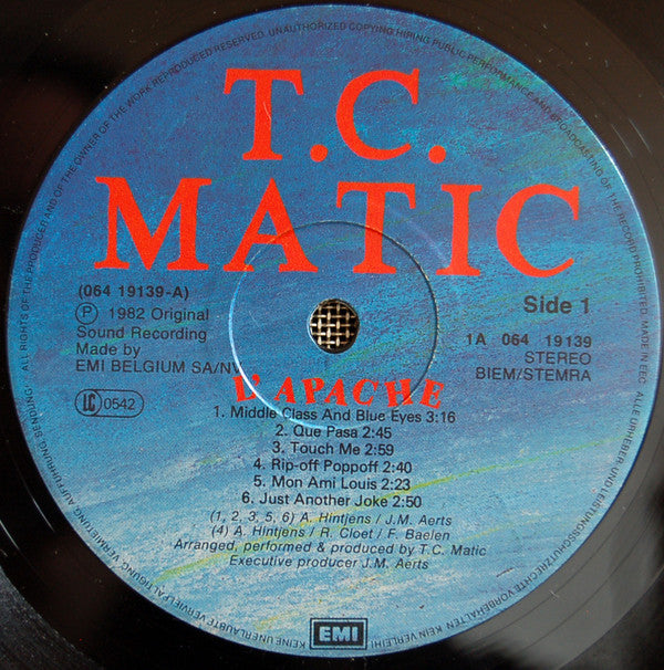 TC Matic : L'Apache (LP, Album)