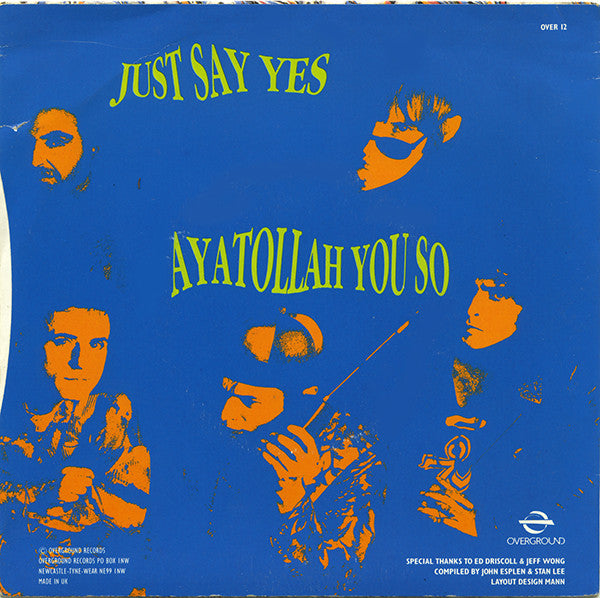 The Dickies : Just Say Yes (7", Single, Pur)