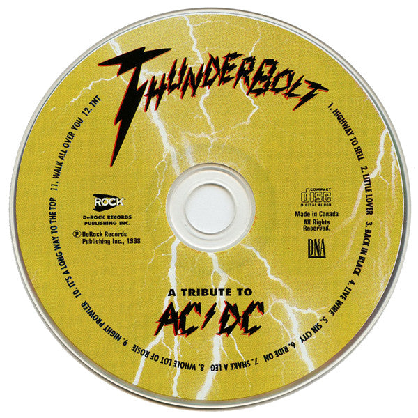 Various : Thunderbolt - A Tribute To AC/DC (CD)