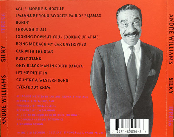 Andre Williams (2) : Silky (CD, Album)