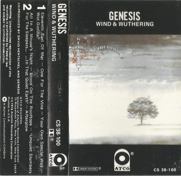 Genesis : Wind & Wuthering (Cass, Album, SR,)