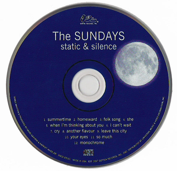 The Sundays : Static & Silence (CD, Album, DAD)