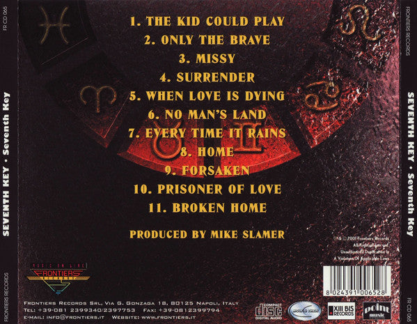 Seventh Key : Seventh Key (CD, Album)