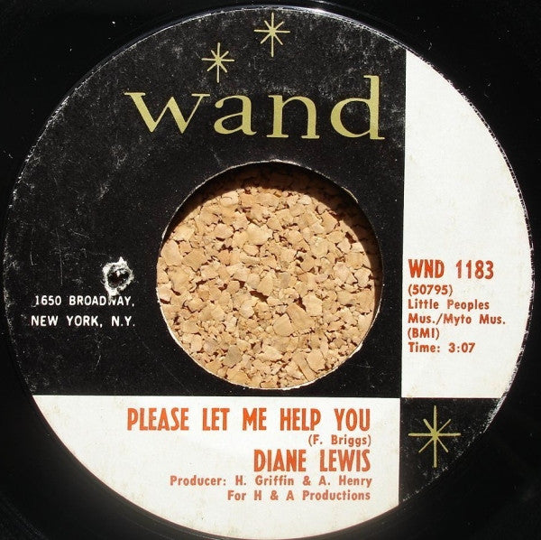 Diane Lewis : I Thank You Kindly / Please Let Me Help You (7", Single, Styrene, Ter)