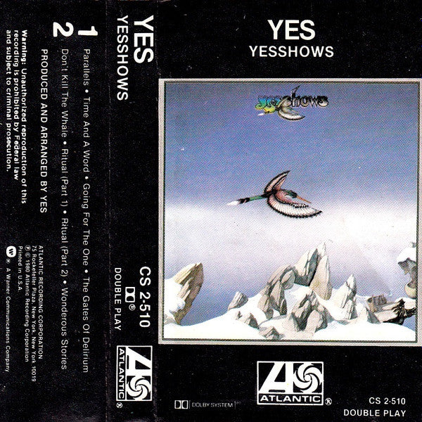 Yes : Yesshows (Cass, Album, SR,)