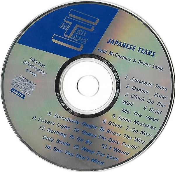 Denny Laine : Japanese Tears (CD, Album, RE)