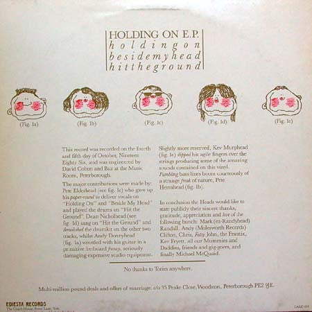 The Pleasure Heads : Holding On (12")